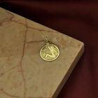 Image 2 of Gold zodiac sign pendant; Virgo