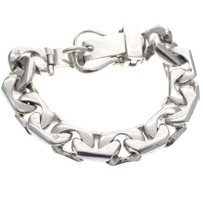 Solid silver bracelet with buckle closure | 21 cm Image 1 of Solid silver bracelet with buckle closure | 21 cm