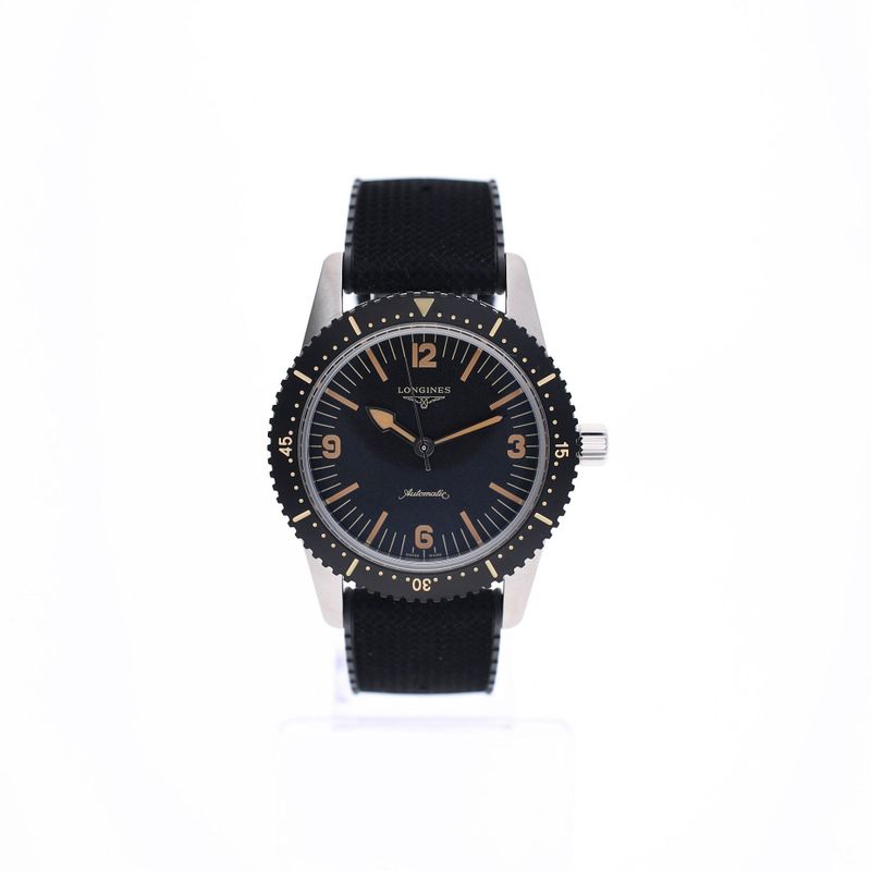 Image 5 of Longines Skin Diver 42mm L2.822.4.56.9; Automatic Men's Watch