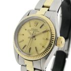 Image 2 of Rolex Oyster Perpetual 6719; Vintage gold/steel ladies' watch
