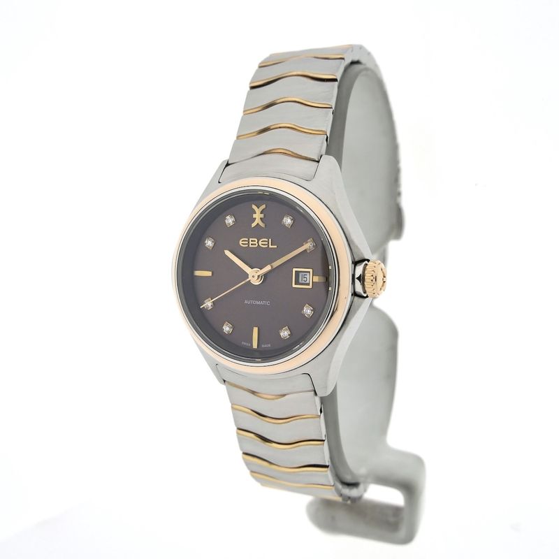 Image 3 of Ebel Wave Automatic 1216265; 18k rose gold/steel women's watch