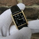 Image 10 of Cartier Tank Vermeil; Vintage mechanical women's watch