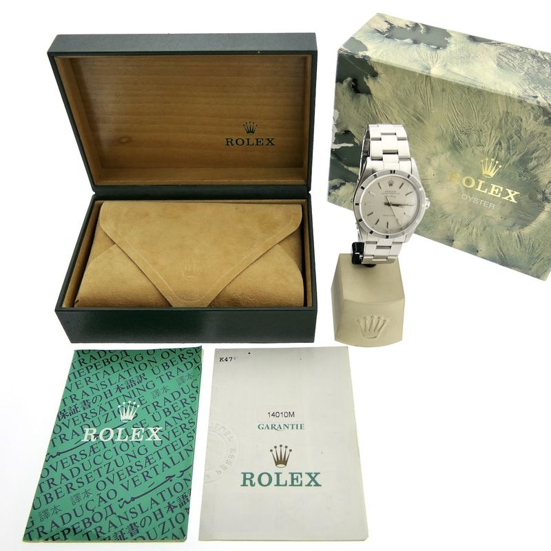 Image 15 of Rolex Airking 14010M; Automatic watch in full set