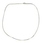 Image 4 of White gold Venetian necklace | 39.5 cm