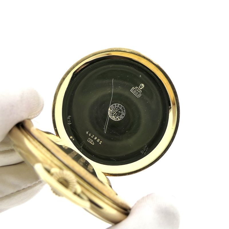 Image 16 of Zenith Antique 14k gold pocket watch; N.V. Hoek's Oxygen Factories