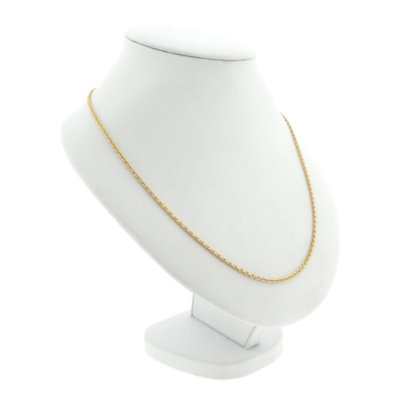 Image 5 of 8 carat anchor link necklace; 60.5 cm