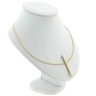 Image 3 of Gold Niessing necklace with diamond; 0.05 ct.