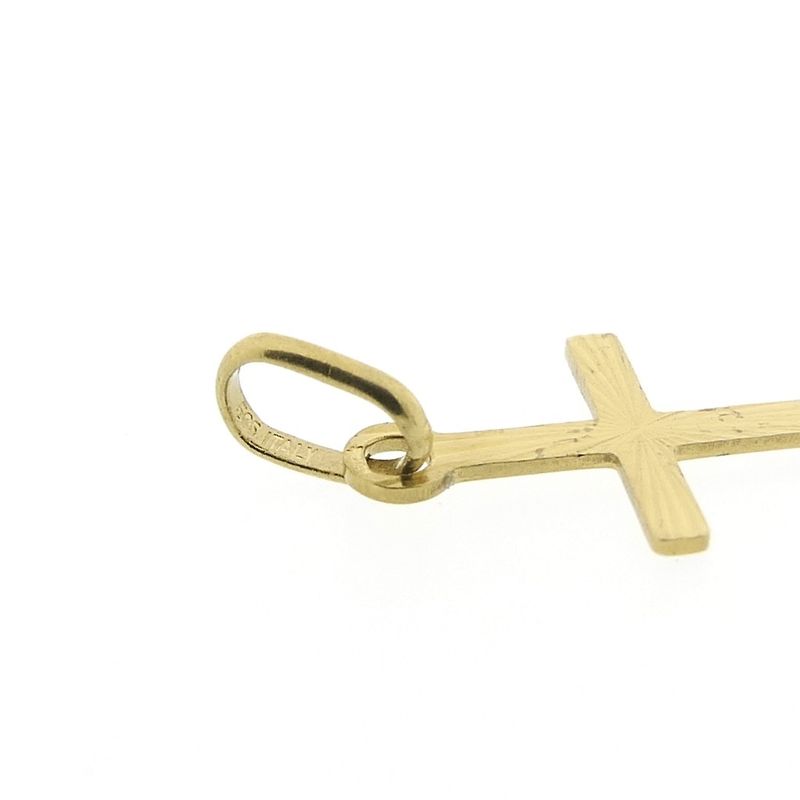 Image 5 of Gold pendant with a subtle cross