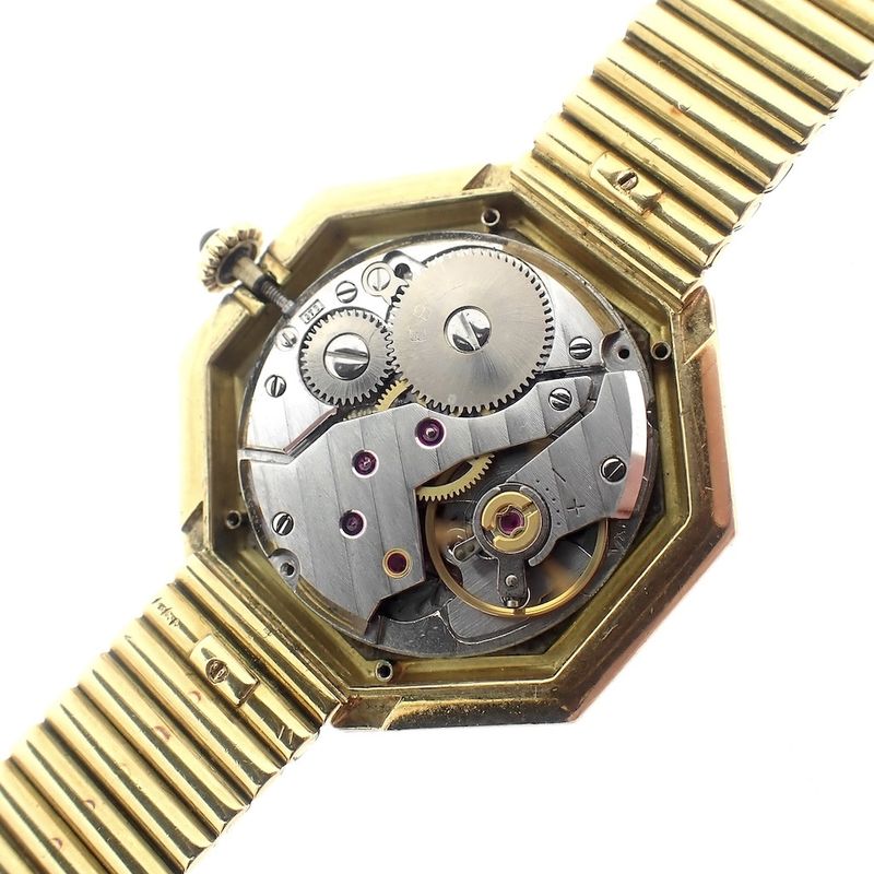 Image 10 of Favre Leuba 'Cocktail'; Vintage 18K yellow gold women's watch with diamonds