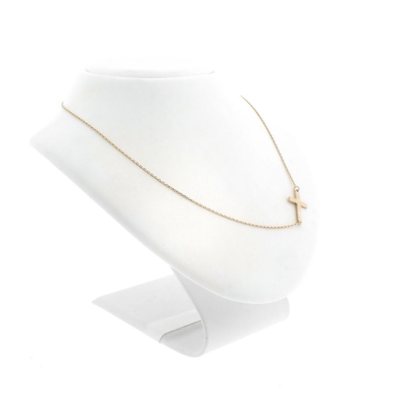 Image 6 of Gold anchor link chain with fixed pendant | 43 - 45 cm