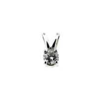 White gold pendant with diamond | 0.25 ct.