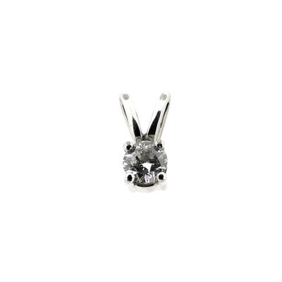 Image 1 of White gold pendant with diamond | 0.25 ct.