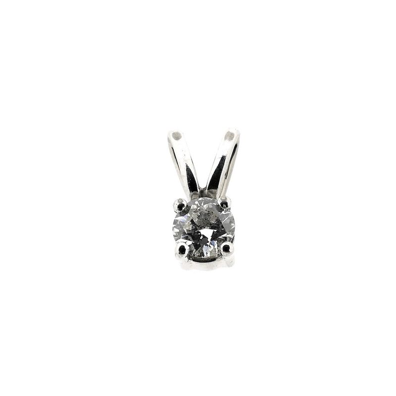 Image 1 of White gold pendant with diamond | 0.25 ct.