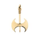 Image 7 of Gold pendant of a labrys.