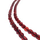 Image 3 of Antique glass bead necklace with gold clasp