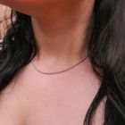 Image 4 of White gold ball link chain