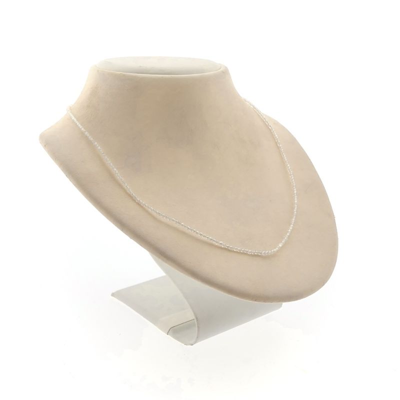 Image 2 of 9 carat necklace with rock crystal beads