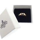 Image 5 of Gold solitaire ring with diamond; 0.10 ct.