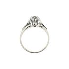 Image 3 of White gold ring with diamond 0.025 ct.
