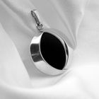 Image 6 of Silver abstract pendant with onyx stone