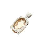 Image 6 of Silver pendant set with glass citrine