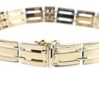 Image 4 of Bicolor gold fantasy link bracelet.