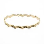 Image 1 of Two-tone gold fantasy link bracelet | 19.5 cm