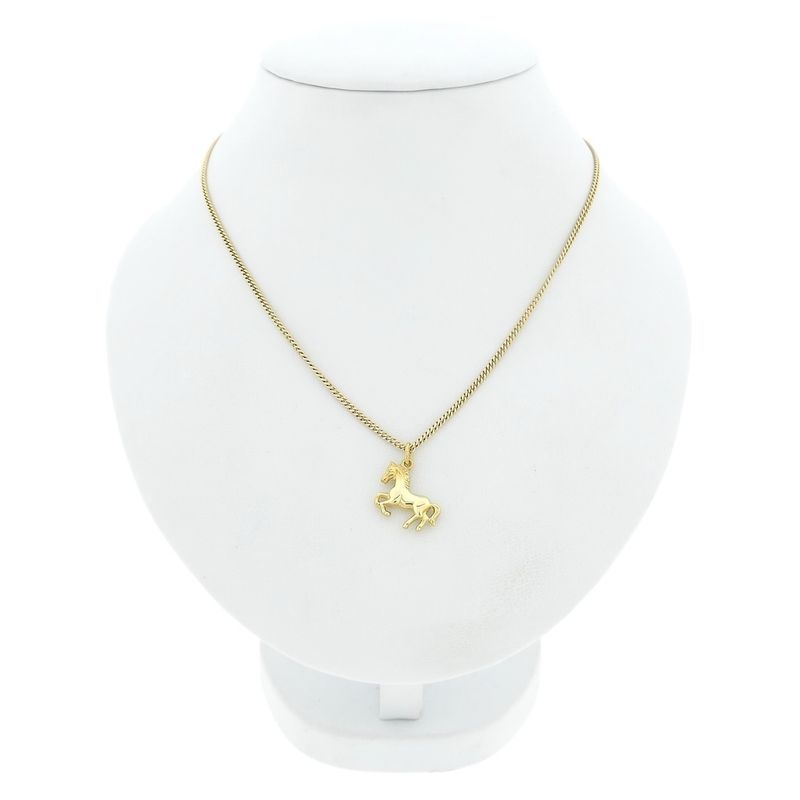 Image 3 of Gold pendant of a horse