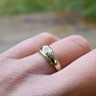 Image 8 of 8 carat solitaire ring with zirconia