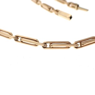 Image 2 of Two-tone gold fantasy link chain