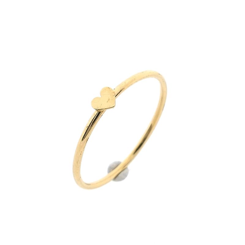Image 1 of Gold Ring with Heart