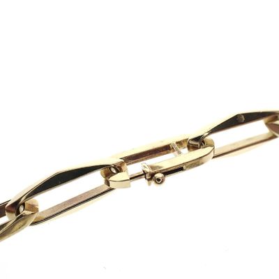 Gold closed for ever bracelet | 20 cm Image 2 of Gold closed for ever bracelet | 20 cm