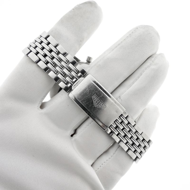 Image 10 of Heuer Autavia Chronograph 'Beads of Rice' 7763; Vintage men's watch