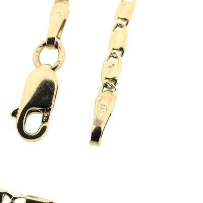 Image 2 of Golden fantasy link chain | 46 cm