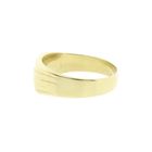 Image 7 of Gold men's signet ring with zirconia