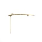 Afbeelding 7 van Gouden broche met zirconia