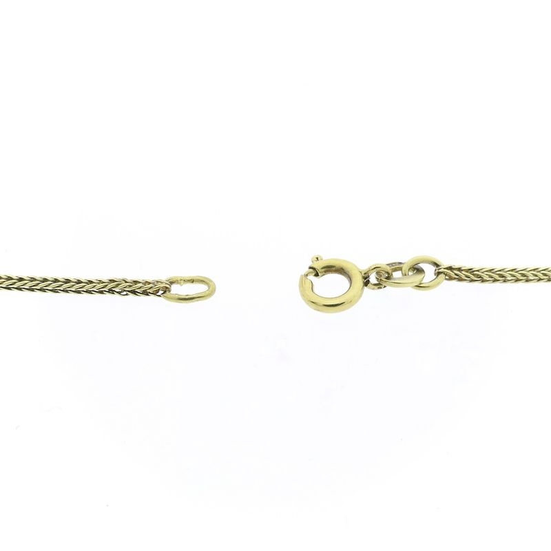 Image 3 of Gold foxtail link chain | 65 cm