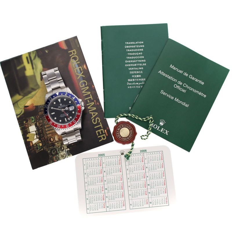 Afbeelding 10 van Rolex GMT-Master II 'Pepsi' 16710; Automatisch Heren Horloge