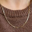Image 9 of Gold chain with bars | 50.5 cm