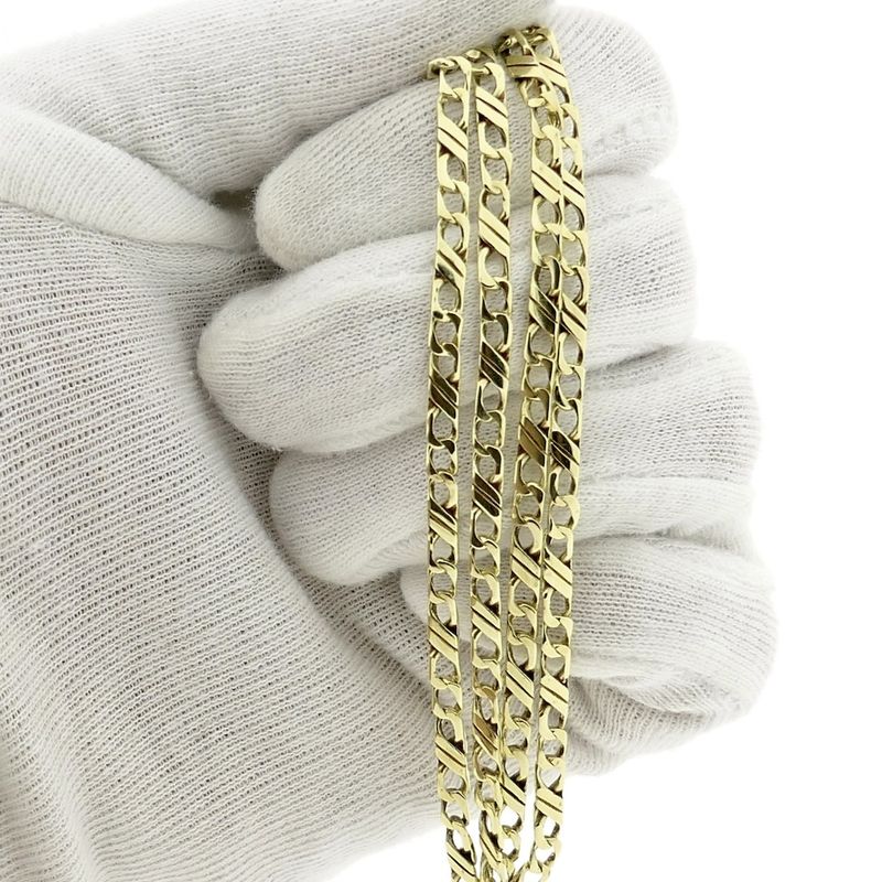 Image 8 of Gold infinity link necklace | 58.5 cm