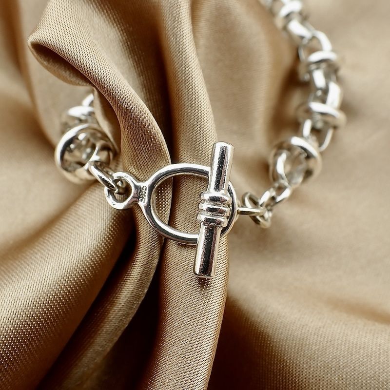 Image 6 of Silver fantasy link bracelet