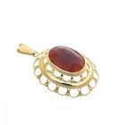 Image 3 of Vintage gold pendant with garnet