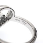 Image 6 of Chopard white gold ring with dancing diamond; 0.03 ct.