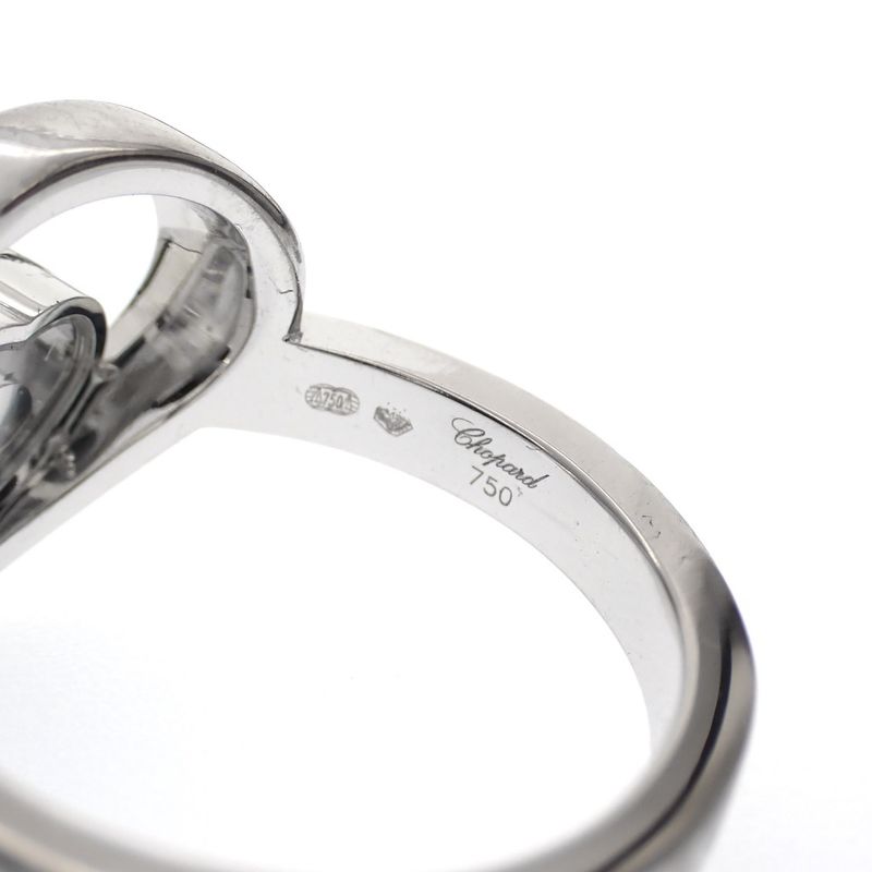 Image 6 of Chopard white gold ring with dancing diamond; 0.03 ct.