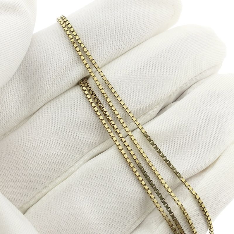 Image 6 of Golden Venetian link chain | 51 cm