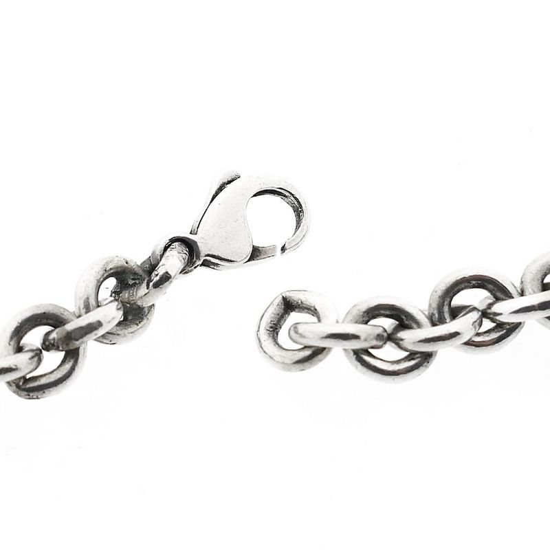 Image 5 of Solid Silver Cable Chain Necklace
