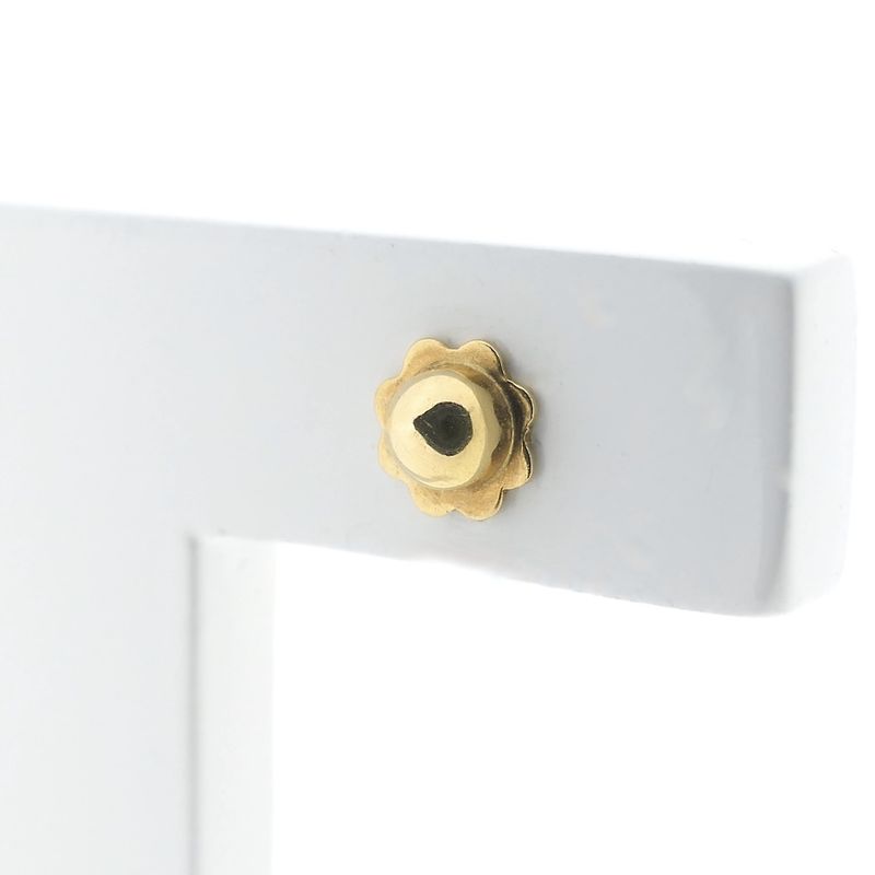 Image 4 of Gold stud earrings with pearl