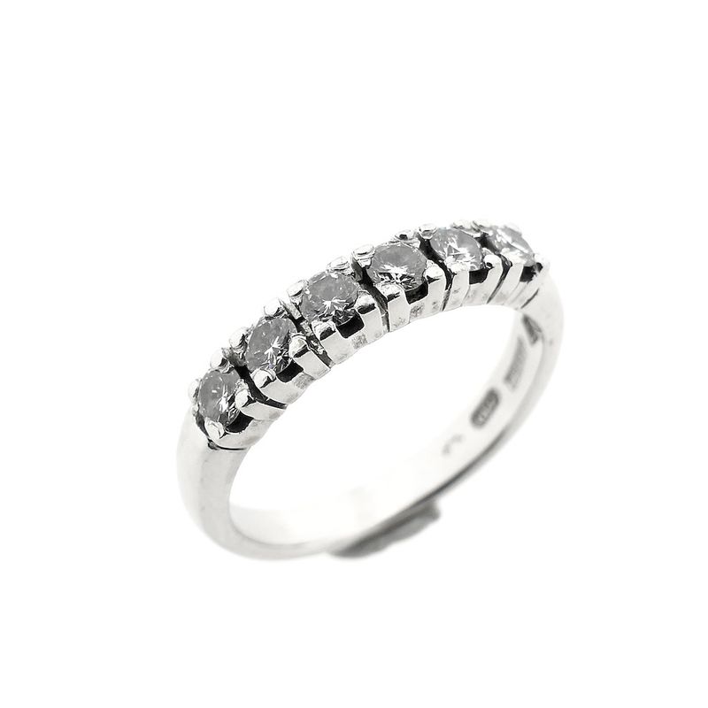Image 1 of White gold ring with 0.42 ct. diamond | Desiree