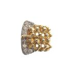 Image 2 of Gold ring as a buckle with zirconia