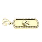 Image 2 of Gold pendant with the head of Medusa and zirconia